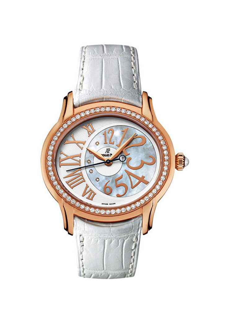Audemars Piguet Millenary 18K Rose Gold & Diamonds Lady's Watch
