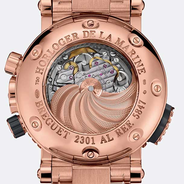 Breguet Marine Royale Alarm 18K Rose Gold Men's Watch