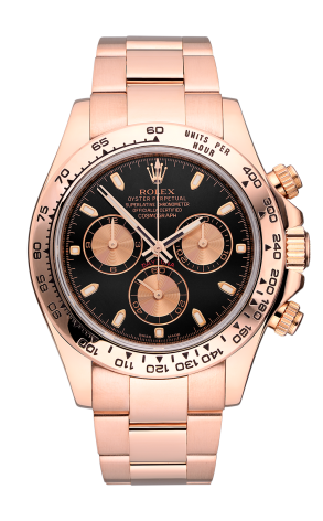 Rolex Daytona Cosmograph Chronograph 18K Rose Gold Men's Watch