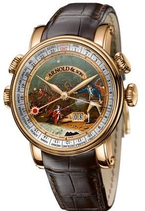 Arnold And Son Hornet James Cook Death in Hawaii 18K Rose Gold Limited Edition Men's Watch