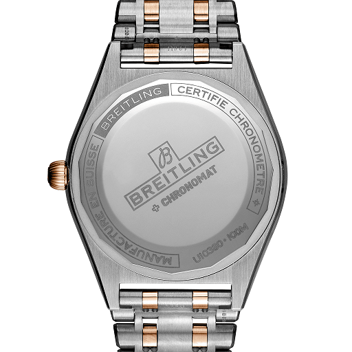 Breitling Chronomat Stainless Steel & 18K Red Gold & Diamonds Unisex Watch