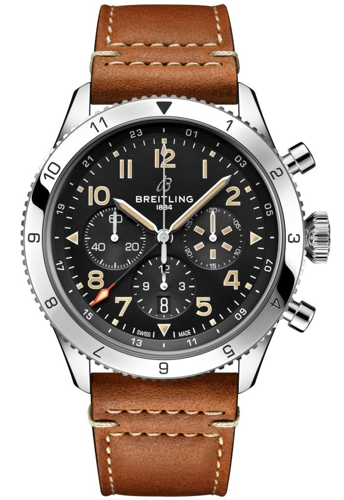 Breitling Super AVI Chronograph Stainless Steel Men's Watch