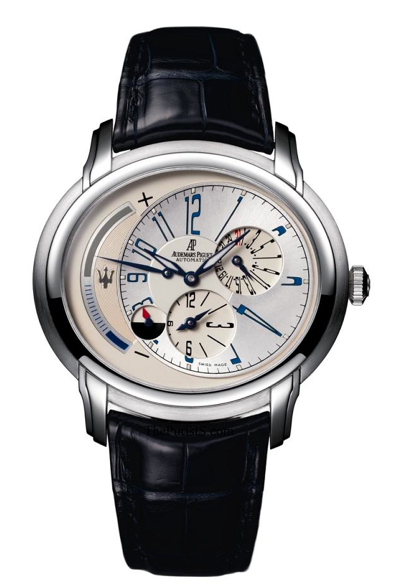 Audemars Piguet Millenary Maserati Dual Time Platinum Men's Watch