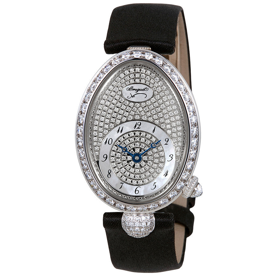Breguet Reine de Naples 18K White Gold & Diamonds Ladies Watch