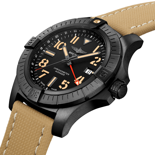 Breitling Avenger Avtomatic GMT DLC Titanium Men's Watch