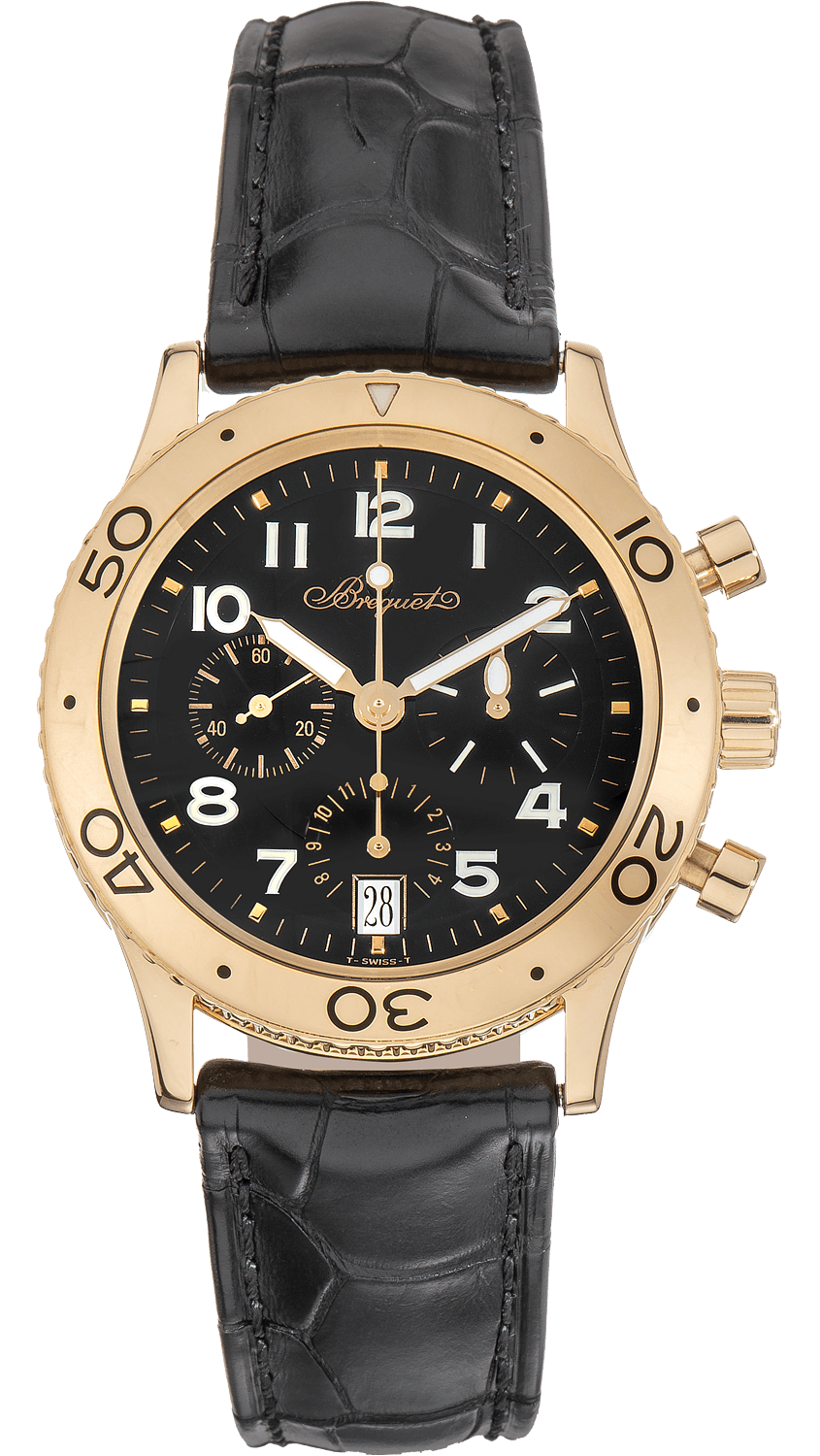 Breguet Type XX Transatlantique 18K Yellow Gold Men's Watch