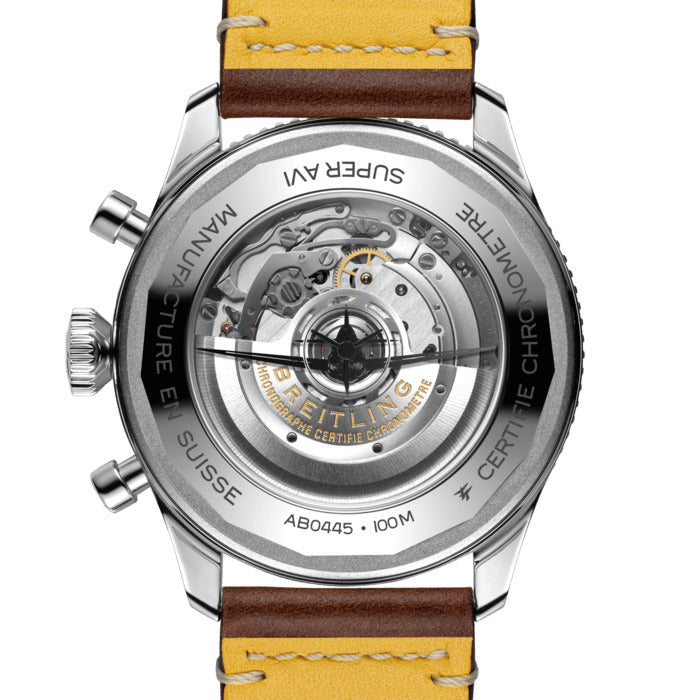 Breitling Super AVI Chronograph Stainless Steel Men's Watch