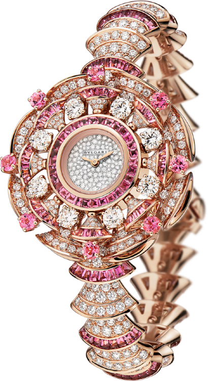 Bvlgari Diva's Dream 18 kt Rose Gold Diamonds Lady's Watch