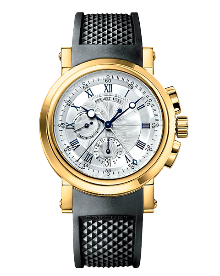 Breguet Marine Chronograph 18k Yellow Gold Men's Watch