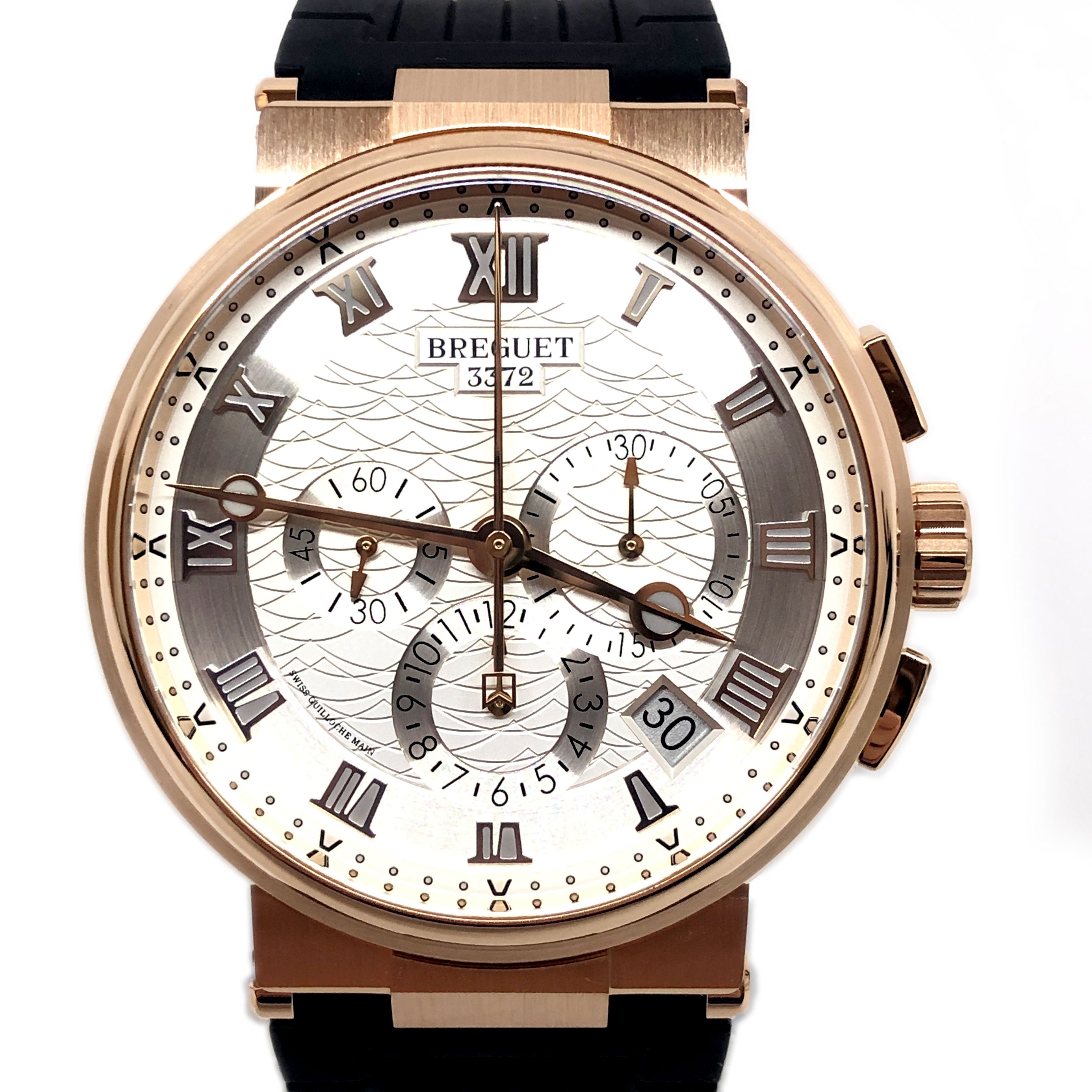 Breguet Marine 5527 Chronograph 18K Rose Gold Men's Watch