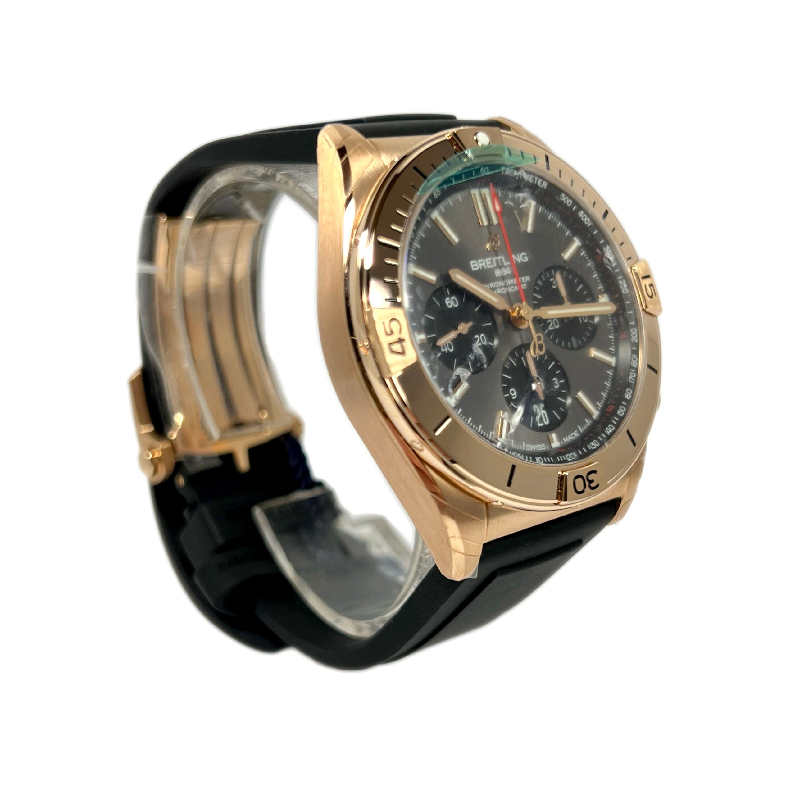 Breitling Chronomat B01 42 18K Red Gold Men's Watch