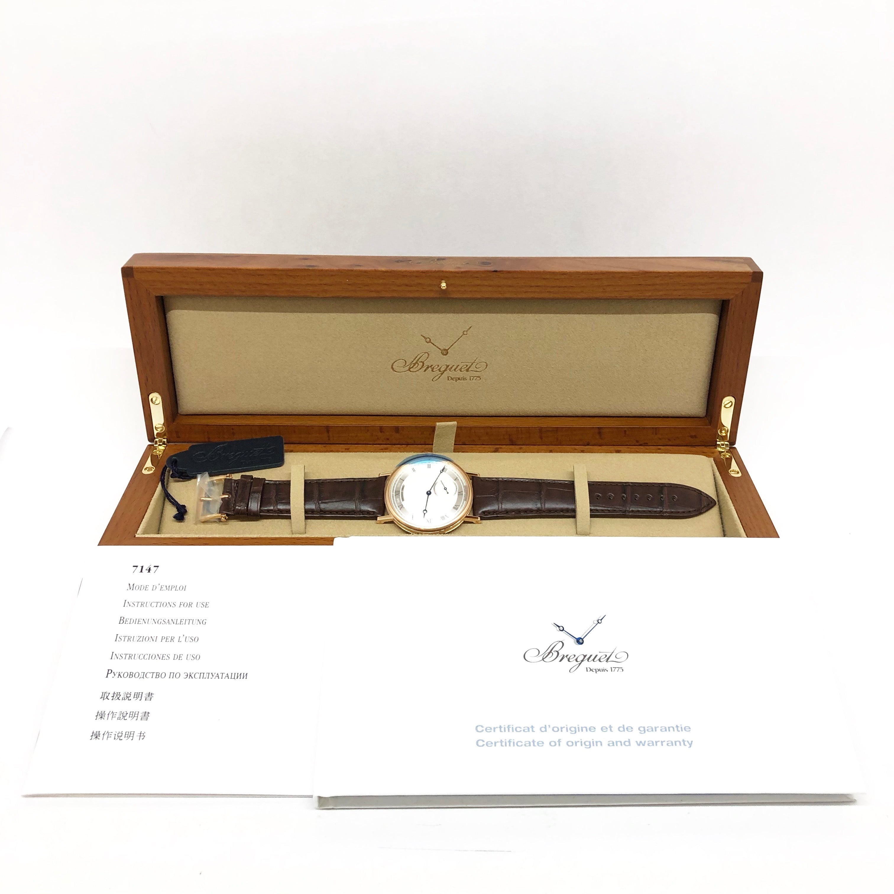 Breguet Classique 7147 18K Rose Gold Men's Watch