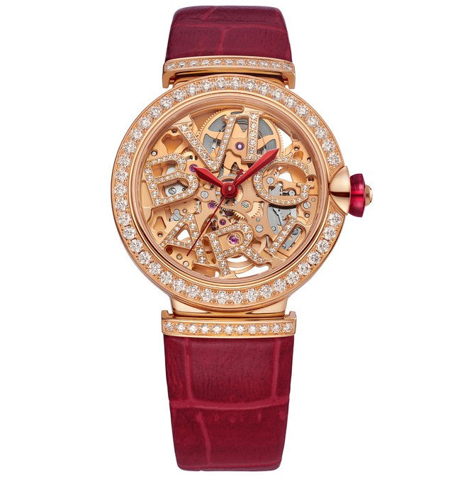 Bvlgari Lvcea 18K Rose Gold Diamonds Lady's Watch