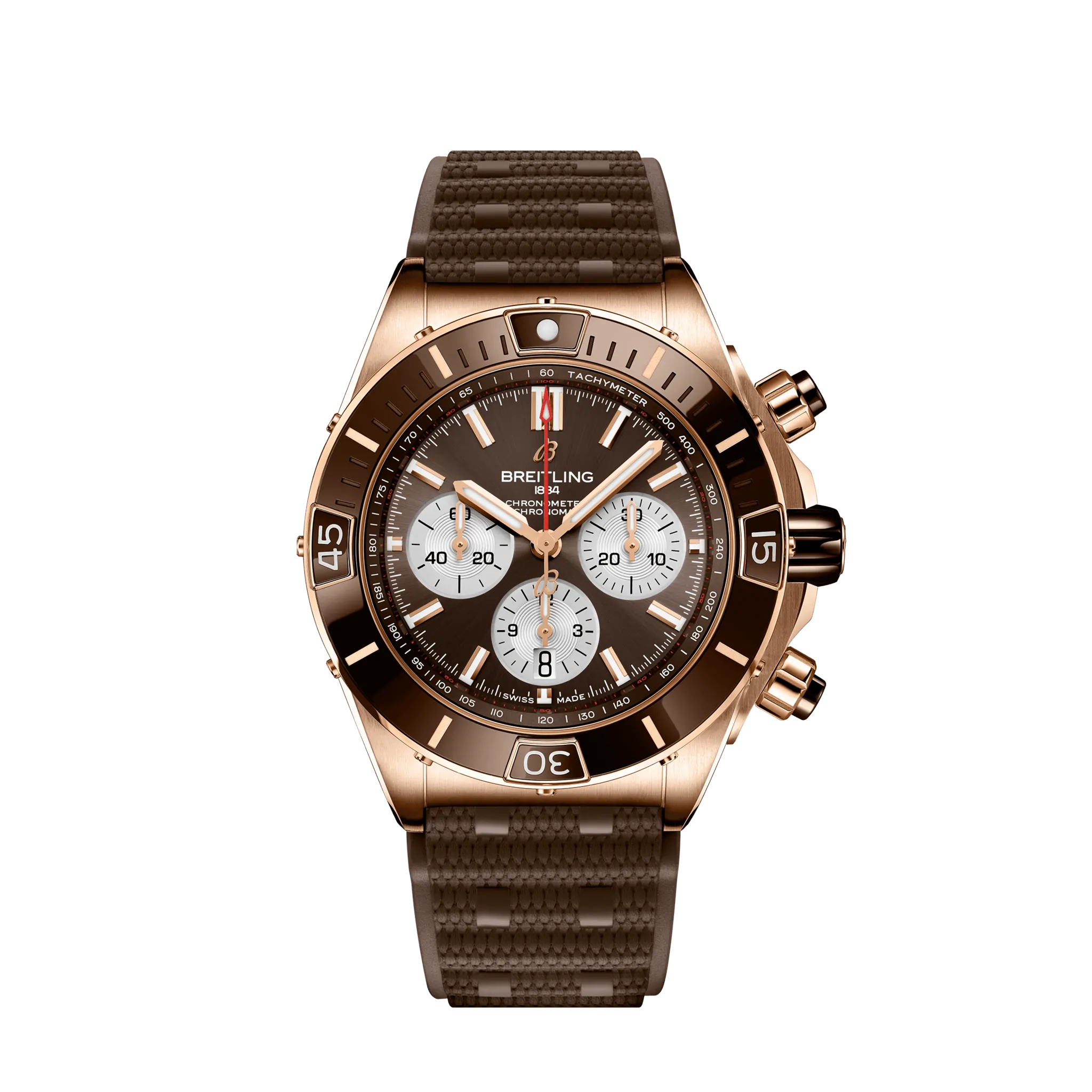 Breitling Super Chronomat B01 44 18K Red Gold Men's Watch