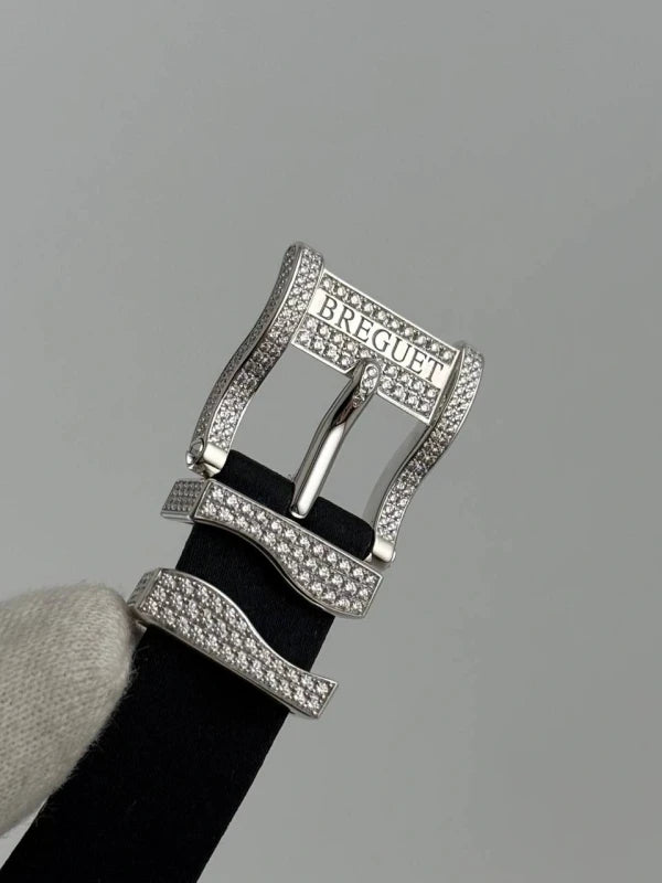 Breguet Marine 18K White Gold & Diamonds Lady's Watch