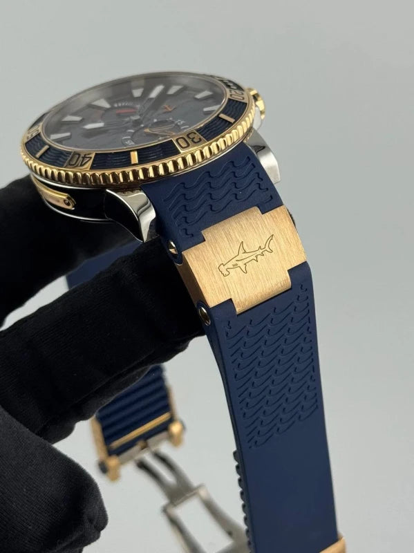 Ulysse Nardin Maxi Marine Diver Hammerhead Shark 18K Rose Gold & Titanium Men's Watch