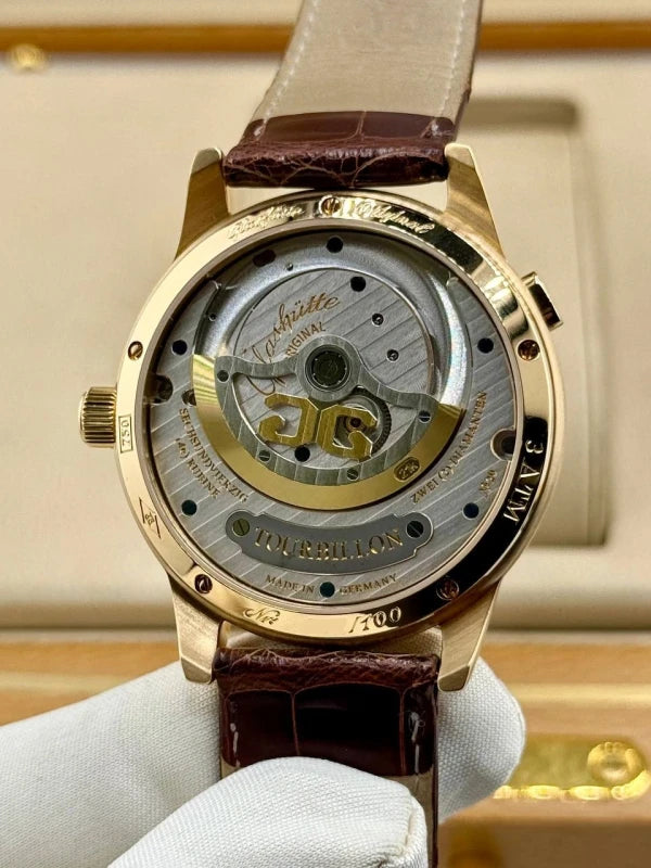 Glashutte Original Panomatic Tourbillon 18K Rose Gold Men's Watch