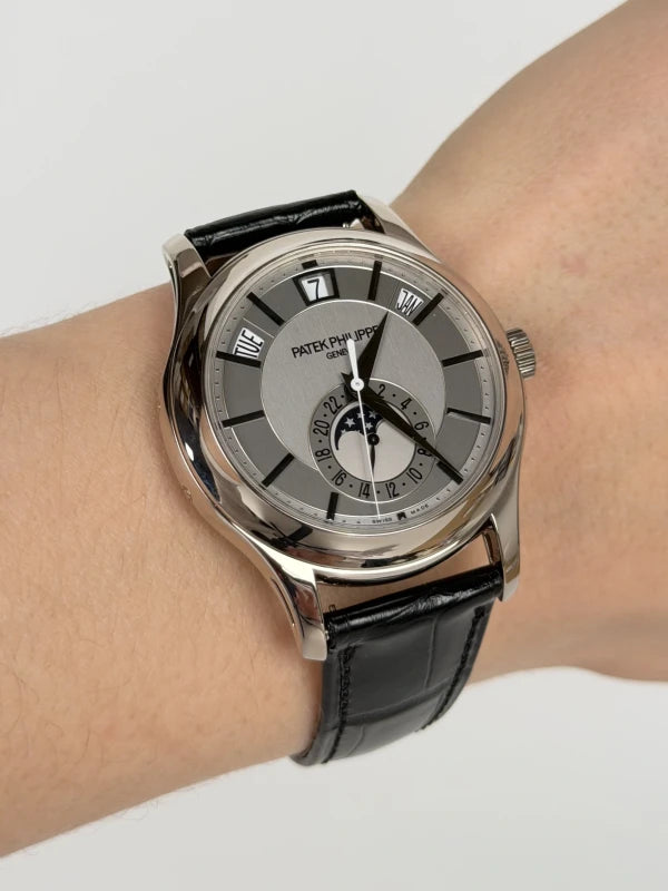 Patek Philippe Complicated Annual Calendar 18K White Gold Men's Watch