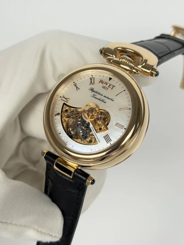 Bovet Fleurier 43 Minute Repeater Tourbillon Skeleton 18k Yellow Gold Men's Watch D840