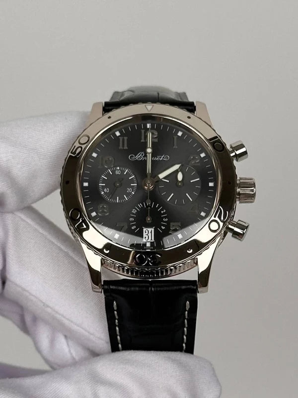 Breguet Type XX Transatlantique 18K White Gold Men's Watch