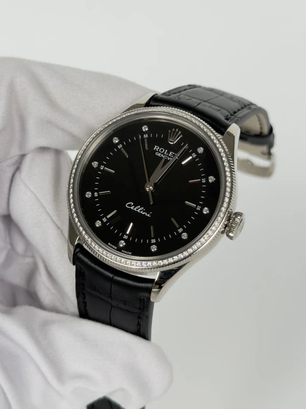 Rolex Cellini 18k White Gold Men's Watch