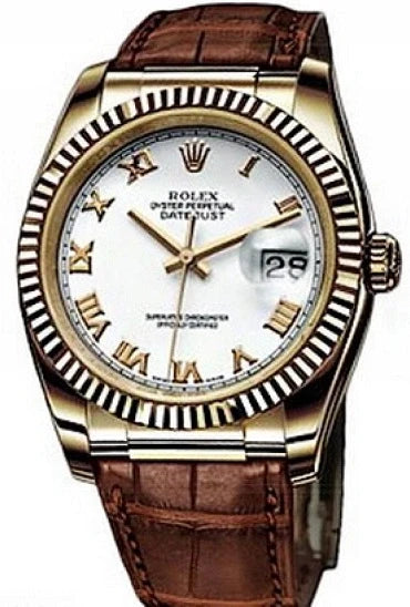 Rolex Datejust 36 Yellow Gold Men's Watch 116138