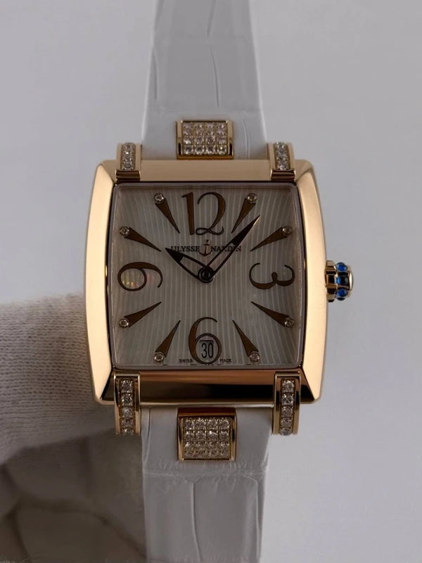 Ulysse Nardin Caprice Full 18K Rose Gold & Diamonds Lady's Watch