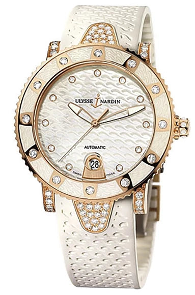 Ulysse Nardin Lady Diver 18K Rose Gold Women's Watch