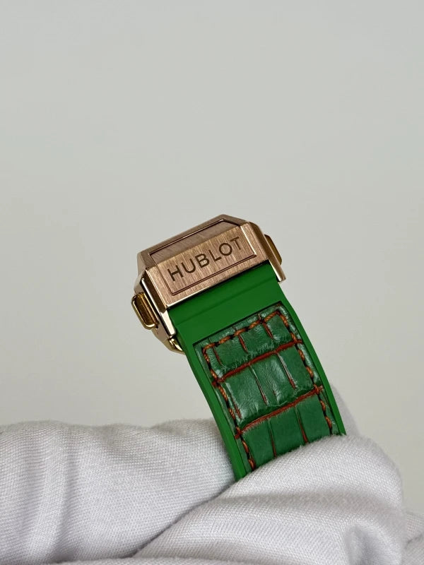 Hublot Big Bang Pop Art King Gold Apple 18K Rose Gold & Tsavorites Lady's Watch