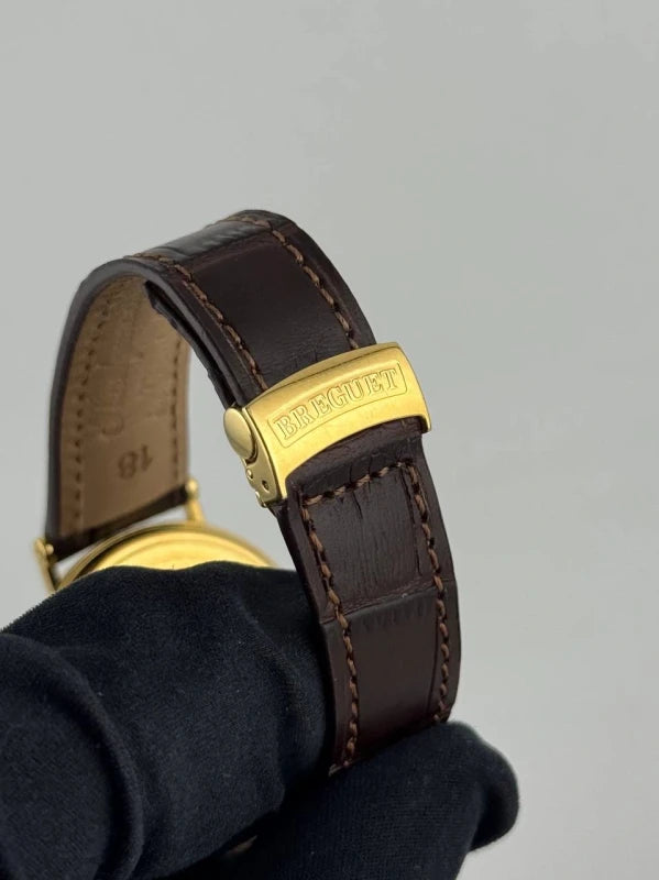 Breguet Classique Power Reserve Moon Phase 18K Yellow Gold Men's Watch