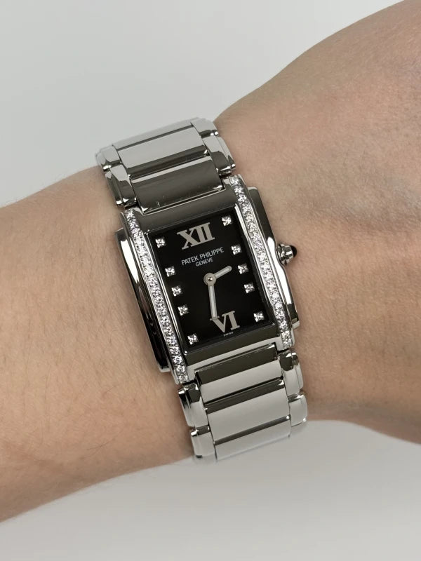 Patek Philippe Twenty~4 Stainless steel & Diamonds Lady's Watch