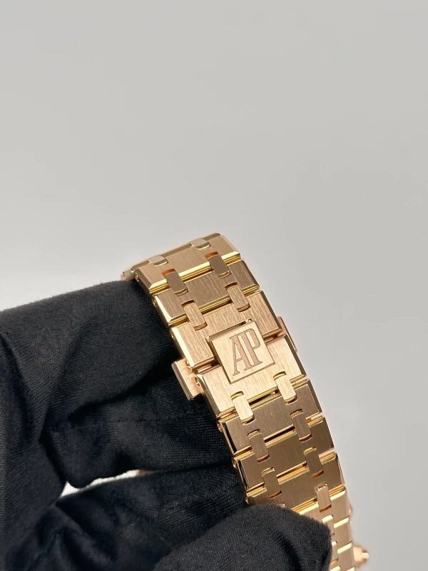 Audemars Piguet Royal Oak Chronograph 18K Rose Gold Man's Watch