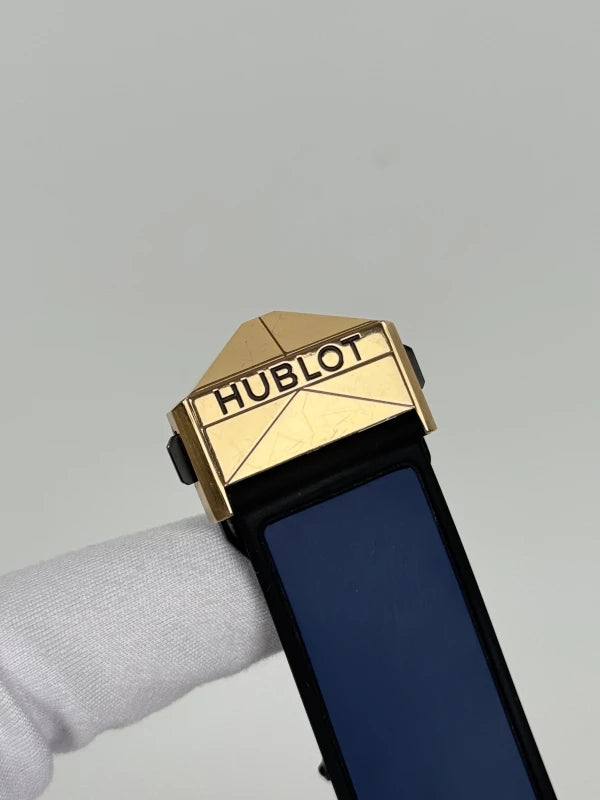Hublot Big Bang Sang Bleu II 18K Rose Gold Blue Pavé Men's Watch