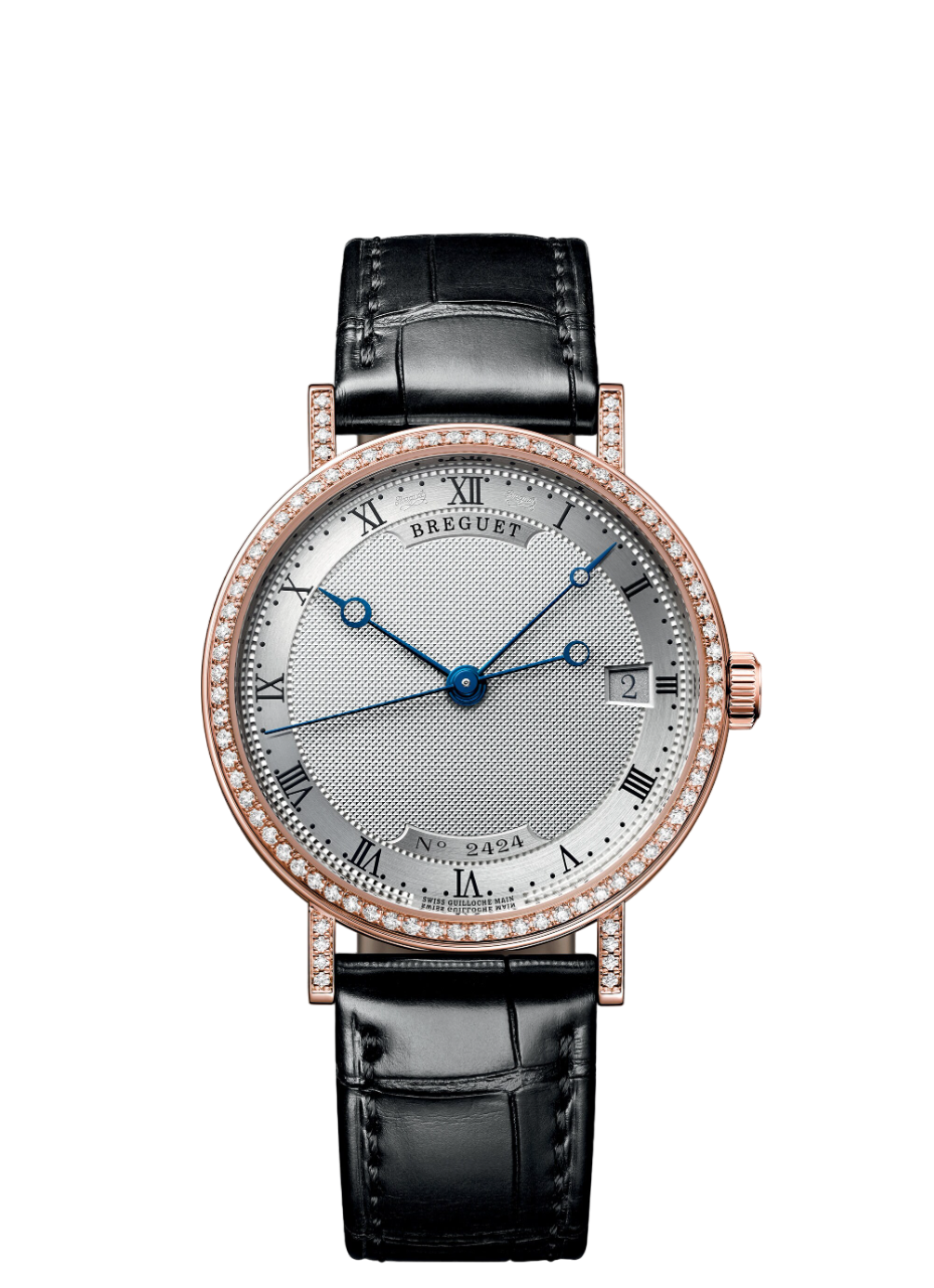 Breguet Classique Moon Phase 18K Rose Gold & Diamonds Lady's Watch