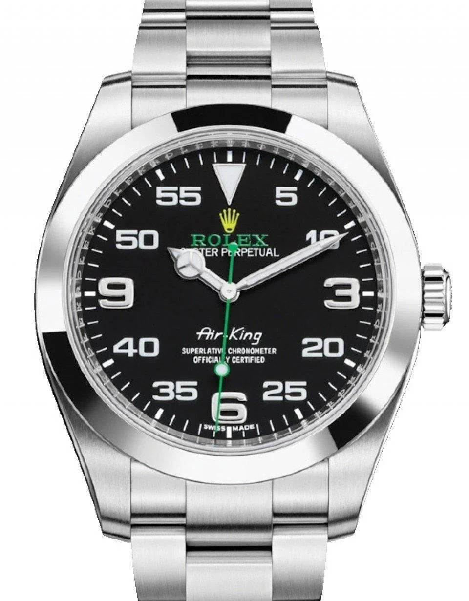 Rolex Air King 40 mm Oystersteel Men s Watch Worldofluxuryus