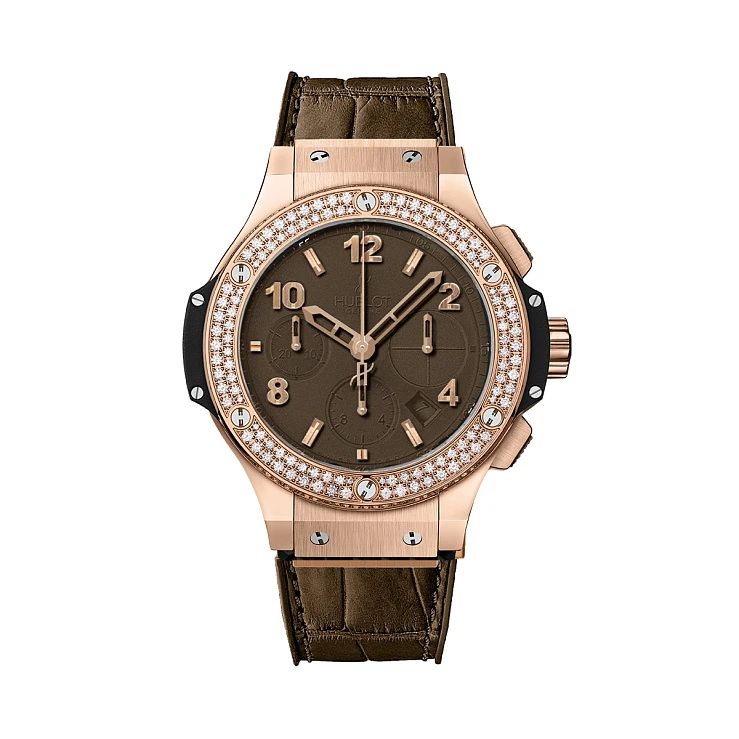 Hublot Big Bang Chronograph 18K Rose Gold & Diamonds Unisex Watch