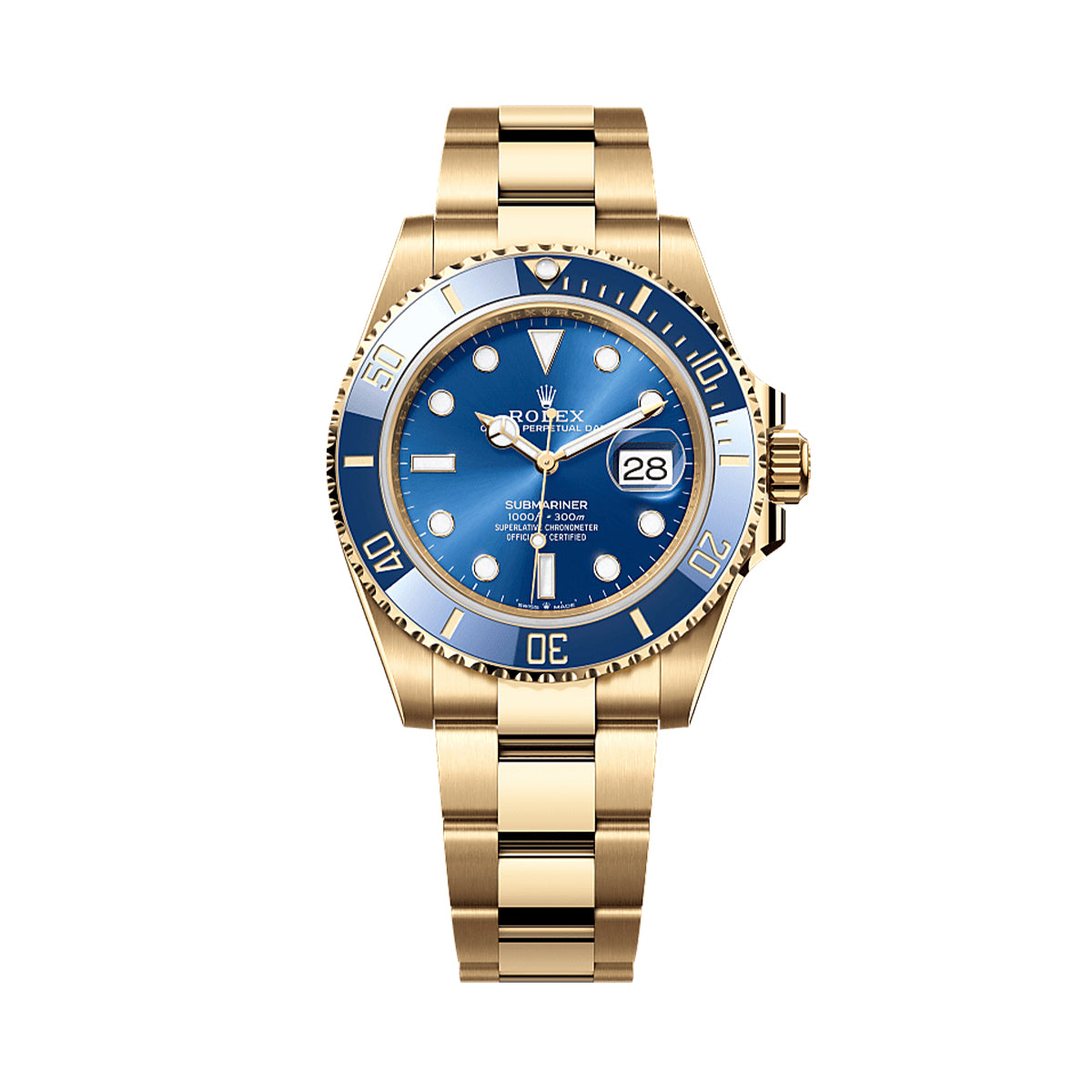 Rolex Submariner Submariner Date 18K Yellow Gold Men's Watch