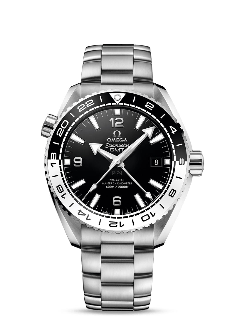 Omega Seamaster Planet Ocean Master Chronometer GMT Stainless steel Ceramic Men s Watch Worldofluxuryus