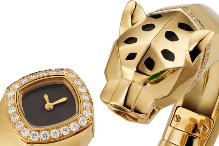 Cartier Panthere de Cartier 18K Yellow Gold & Diamonds Lady's Watch