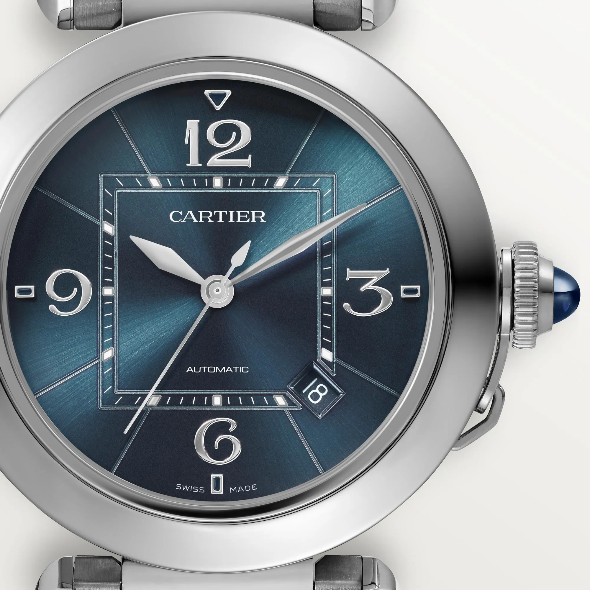Cartier Pasha De Cartier Stainless steel Men's Watch