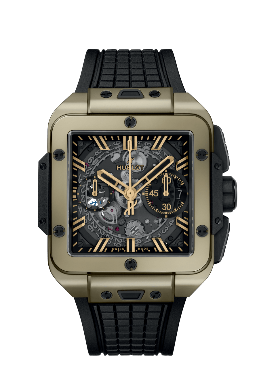 Hublot Square Bang Chronograph 18K Magic gold Men's Watch
