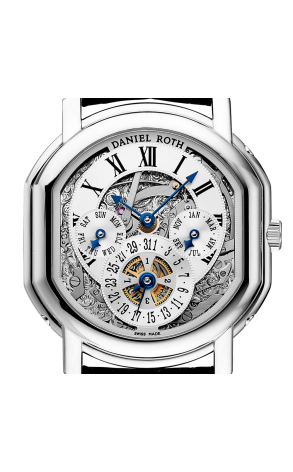 Daniel Roth Perpetual Calendar Skeleton Platinum Men's Watch