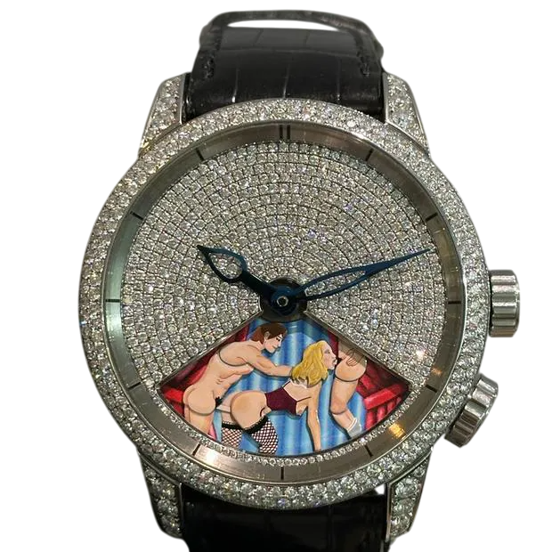 Jacob & Co Exclusive CALIGULA Stainless steel & Diamonds Men's Watch
