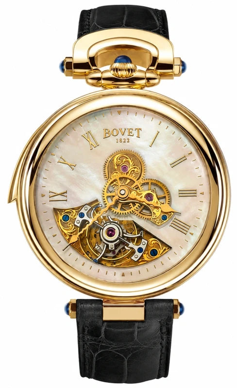 Bovet Fleurier 43 Minute Repeater Tourbillon Skeleton 18k Yellow Gold Men's Watch D840