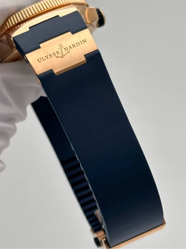 Ulysse Nardin Marine Chronometer Manufacture 18k Rose Gold Men's Watch 1186-126-3/63