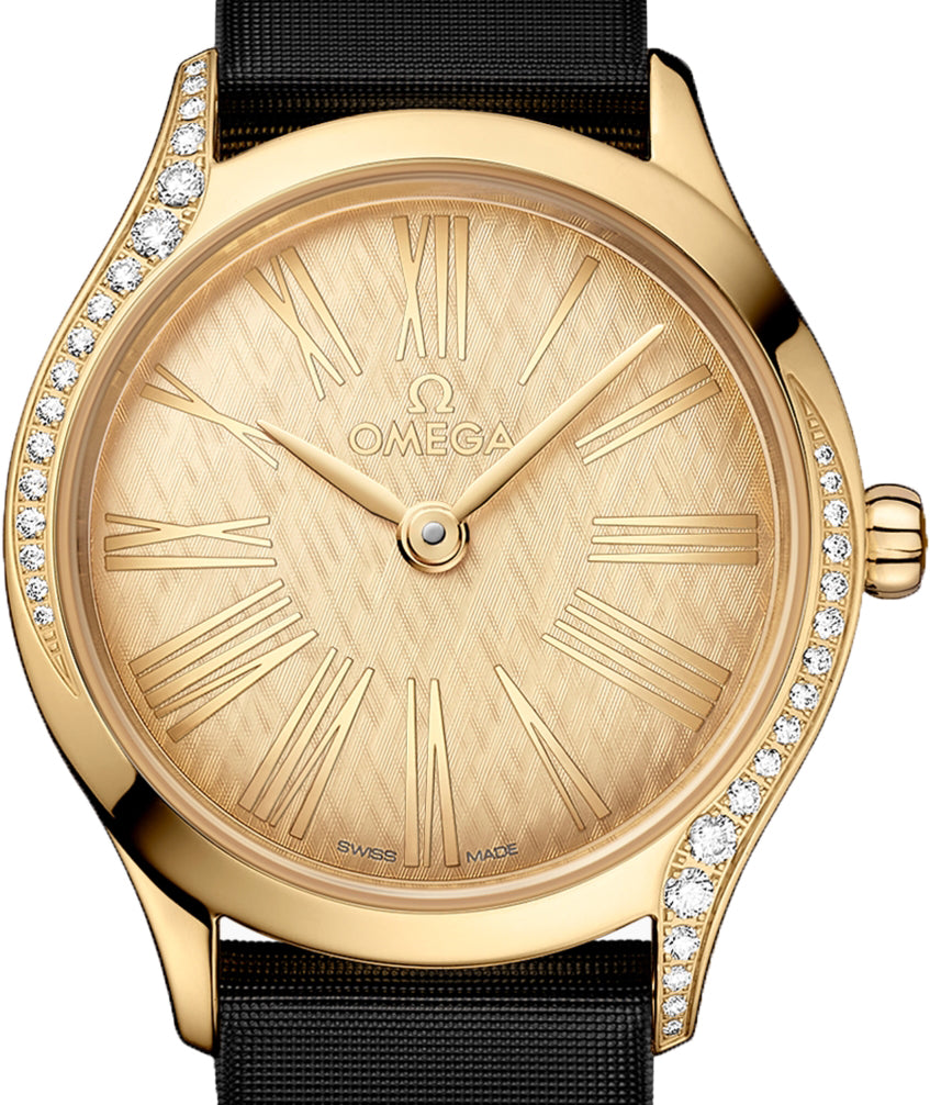 Omega De ville Mini Trésor 18K Moonshine™ Gold & Diamonds Lady's Watch