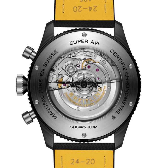 Breitling AVI B04 Chronograph GMT 46 mm Black Ceramic Men's Watch