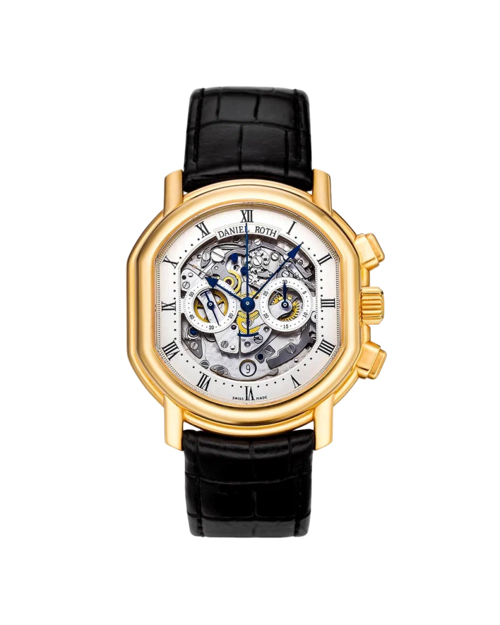Daniel Roth Academie Masters Chronograph 18K Yellow Gold Men's Watch