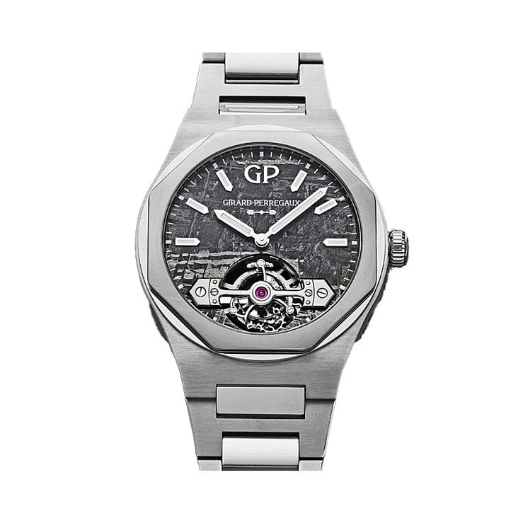 Girard Perregaux Laureato Tourbillon Meteorite Stainless steel Men's Watch