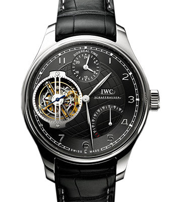 IWC Portugieser Tourbillon Sidérale Scafusia Platinum Men's Watch